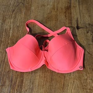Coral Bikini Top (D Cup)